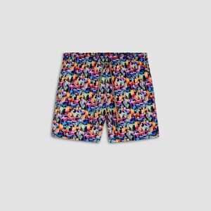 Bugatchi Max Cocktails Navy Swim Shorts Size XXL Men's Draw String Lined